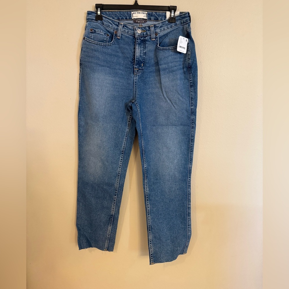 We The Free CRVY high rise vintage straight leg jeans
